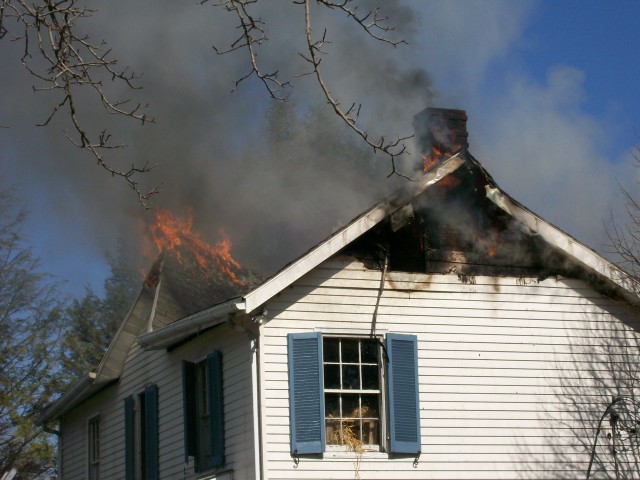 House Burning in Baltimore County. 4-21-2007